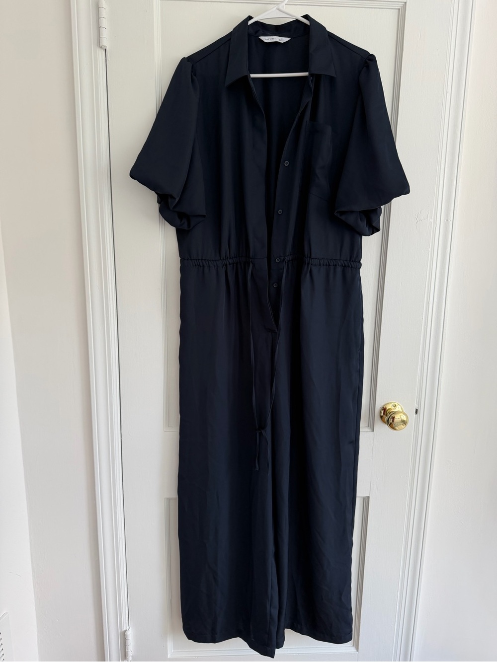 Women's Nine West Puff Sleeve Jumpsuit